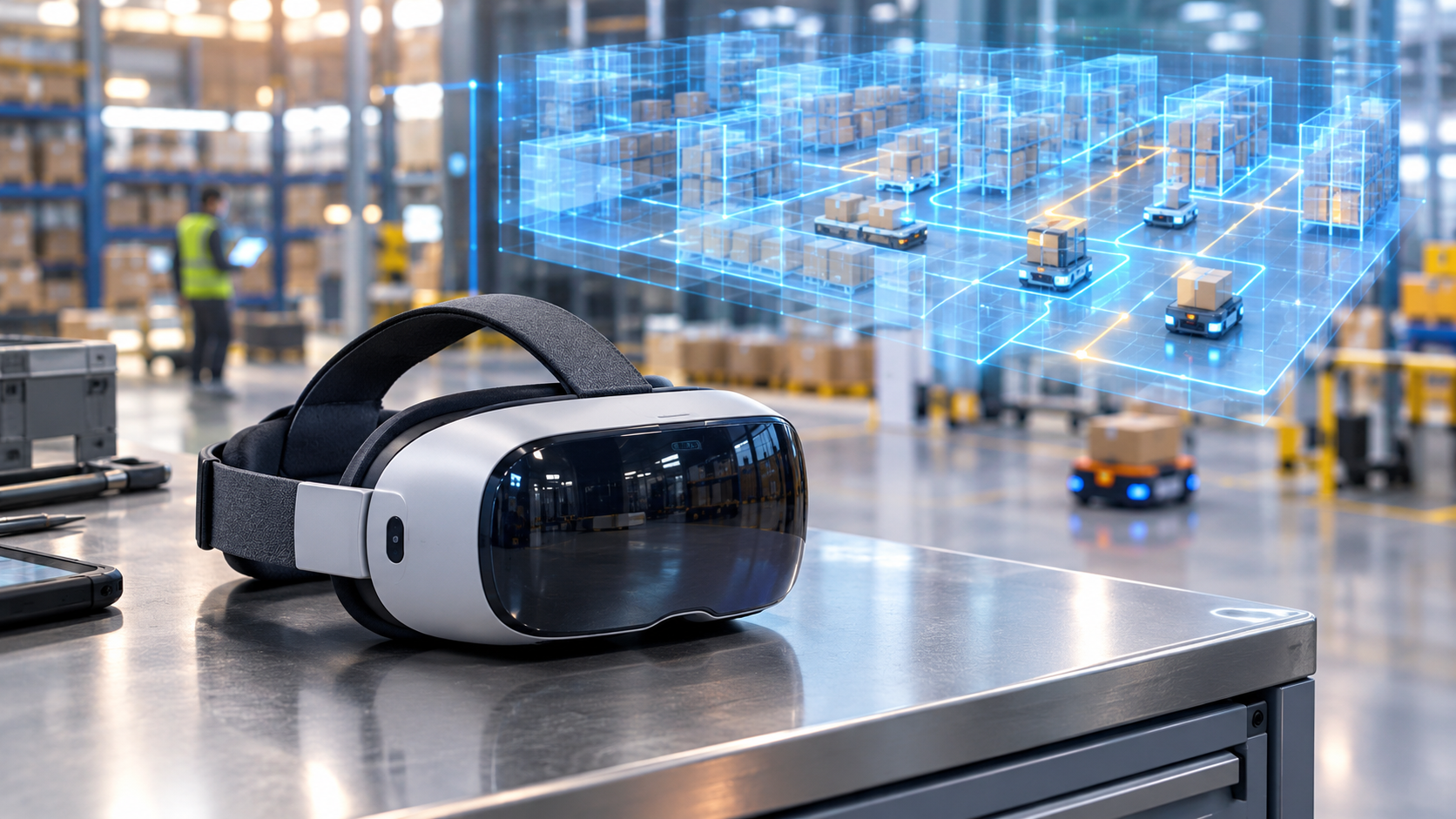 Simulazioni robotiche: innovare il magazzino con la realtà virtuale