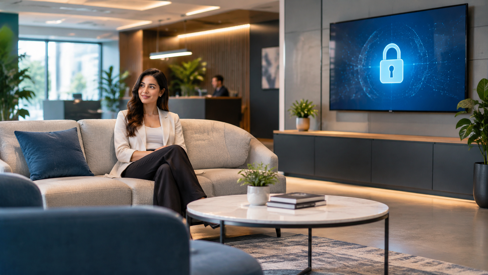 Smart-TVs im Büro: So schützen Sie die Privatsphäre Ihrer Kunden